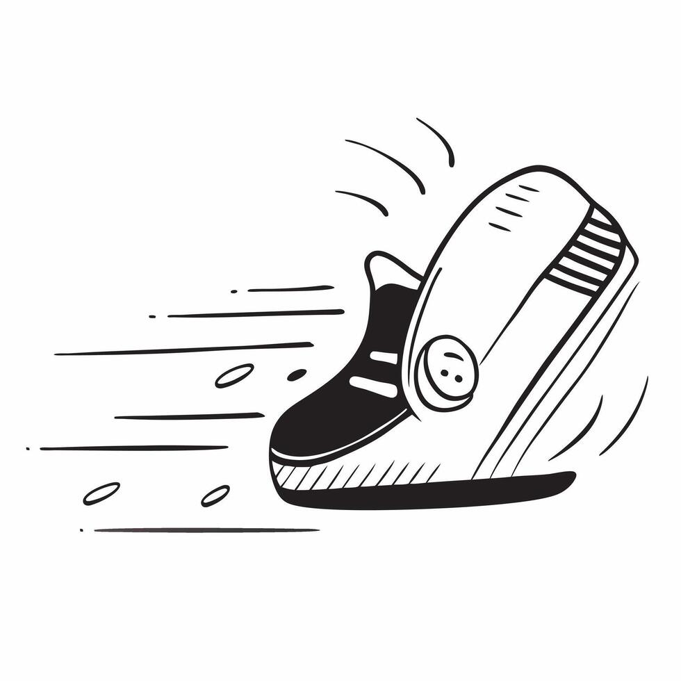 Flat design as Running shoe icon with copy space on a green background concept as A image of a running shoe icon with ample copy space on a green background perfect for fitn Cleans vector