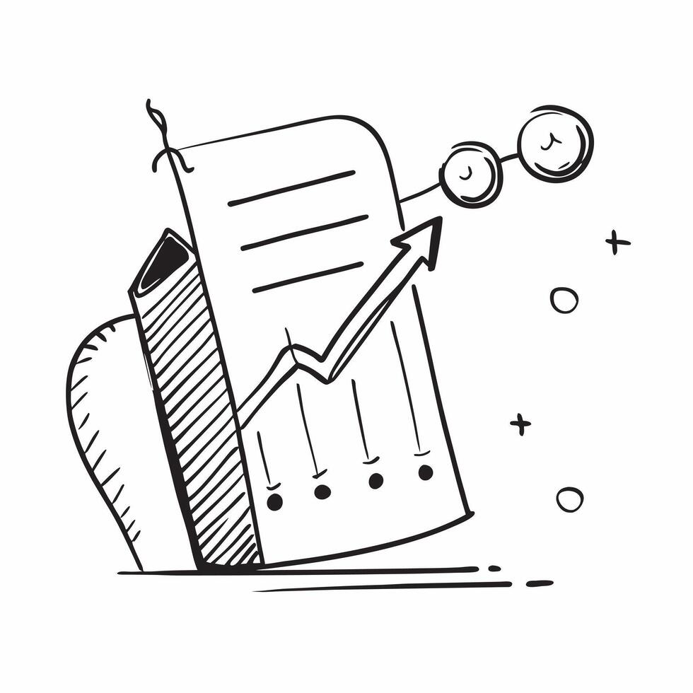 Flat design as Graph icon with copy space on a minimalist background concept as A image of a graph icon with generous copy space on a minimalist background ideal for busines Cleans vector
