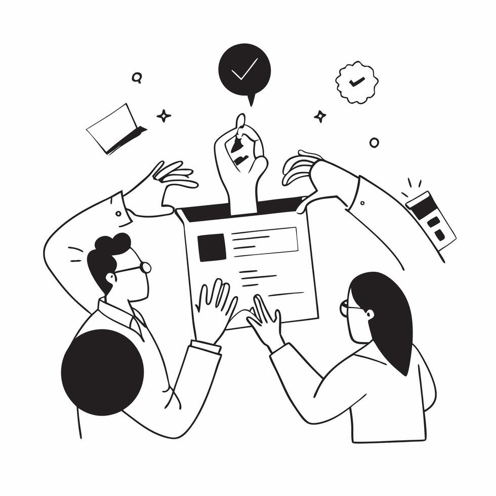 Flat design as Business team collaborating in a modern office using digital tools concept as A illustration of a business team in a modern office collaborating using digital Cleans Set 2 vector