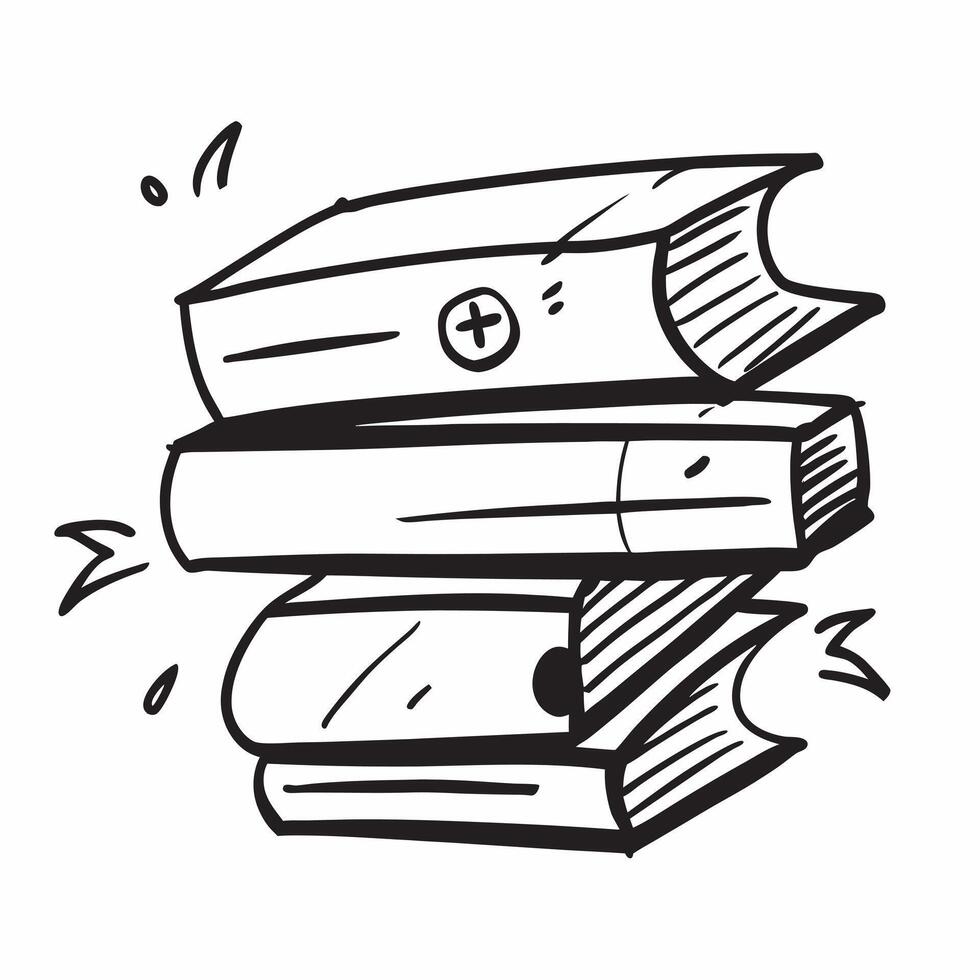 Flat design as Books icon with copy space on a white background concept as A image of books icon with generous copy space on a white background perfect for reading and retir Cleans vector