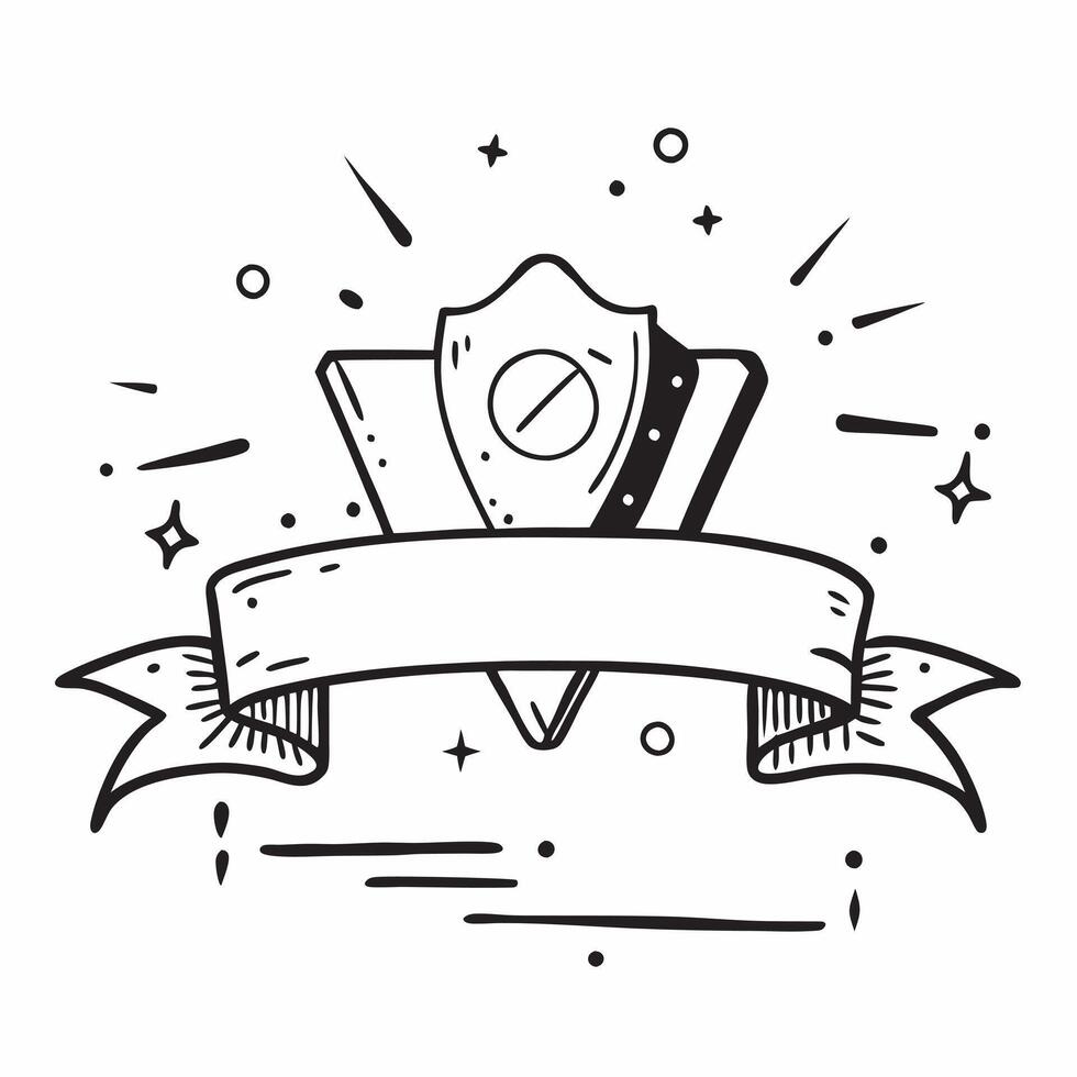 Excellence Badge with Ribbon and Trophy concept as An excellence badge with a ribbon and a trophy set against a dreamy background offering ample space for text or graphics symboliz Cleans vector