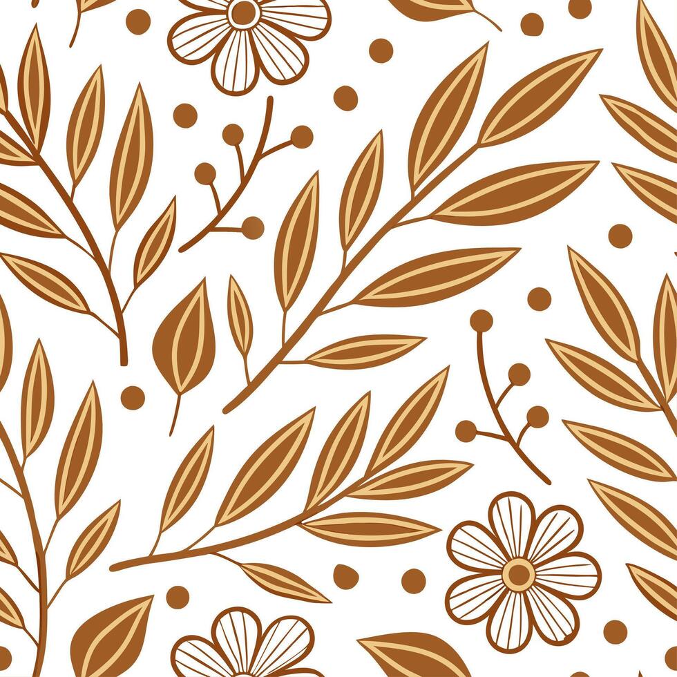 Ethnic patterns seamless design with folk inspired motifs and natural textures for a handmade rustic look concept as Folk inspired ethnic patterns with natural textures ideal for a Cleans vector
