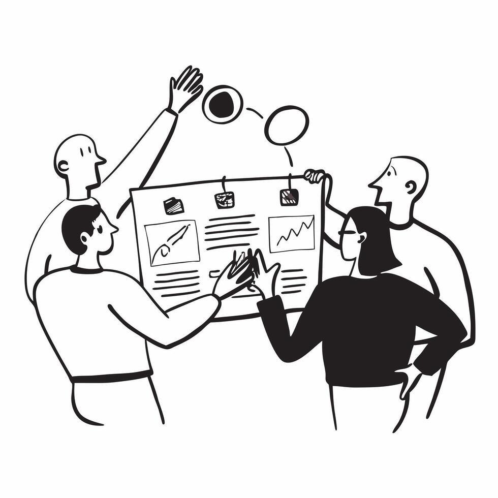 Doodle line icon of a briefcase concept as A simple doodle line icon of a briefcase representing business professionalism and organization ideal for business related visuals and pr Cleans Set 5 vector