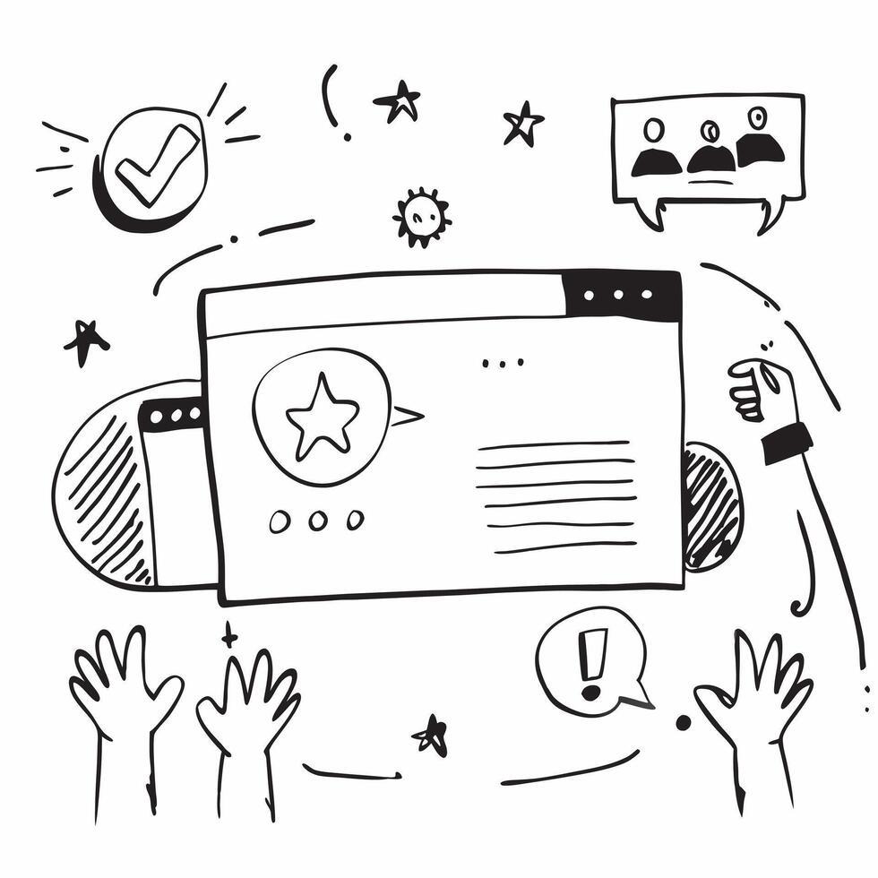 Customer satisfaction icon with space for text and graphics on a blue background concept as A modern customer satisfaction icon design featuring space for both text and graphics on Cleans vector