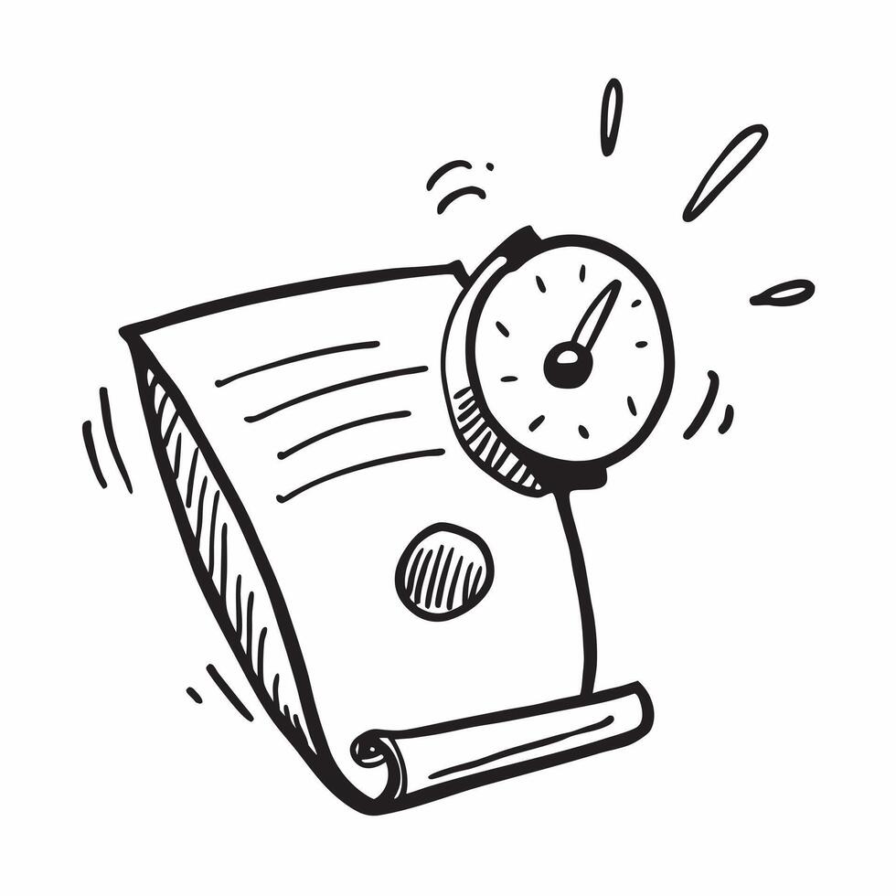 Clock icon with copy space on a white background concept as A image of a clock icon with generous copy space on a white background ideal for business time management and pro Cleans vector
