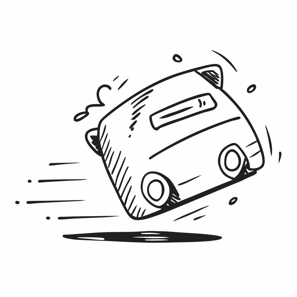 Car icon with copy space on a white background concept as A image of a car icon with ample copy space on a white background perfect for automotive and driver themed visuals Cleans vector