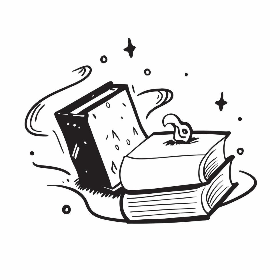 Book and Notebook concept as A book next to a notebook set against a whimsical background offering ample space for text or graphics symbolizing the importance of writing and note t Cleans vector