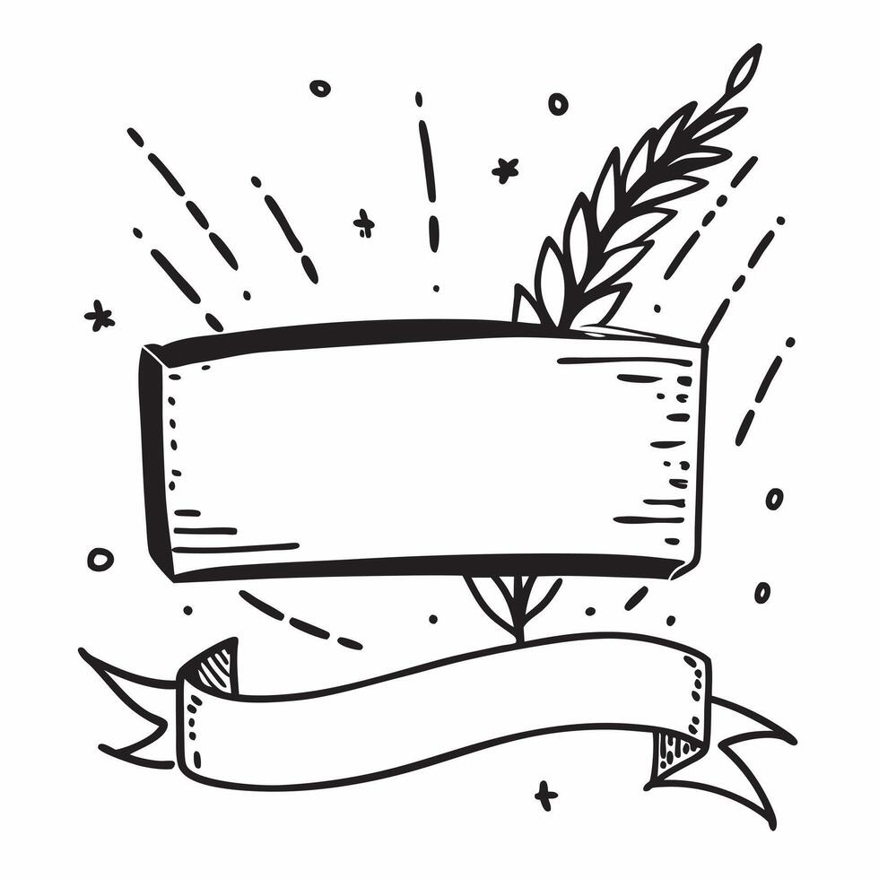 Blackboard with Wheat Sheaf and Rising Line concept as A blackboard featuring a wheat sheaf and a rising line set against a whimsical background offering ample space for text or gr Cleans vector