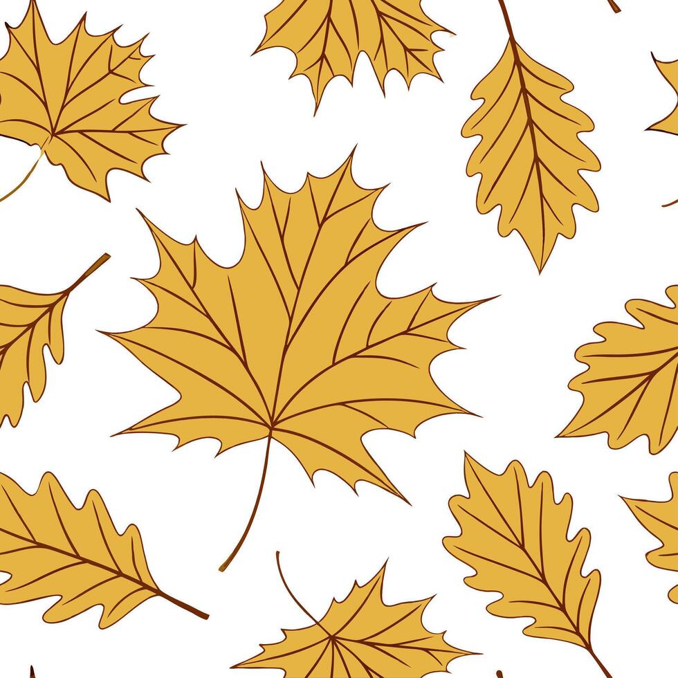 Autumn warmth seamless tile pattern with cozy blankets and golden maple leaves for inviting home decor concept as Cozy blankets and golden maple leaves arranged seamlessly to creat Cleans Set 10 vector