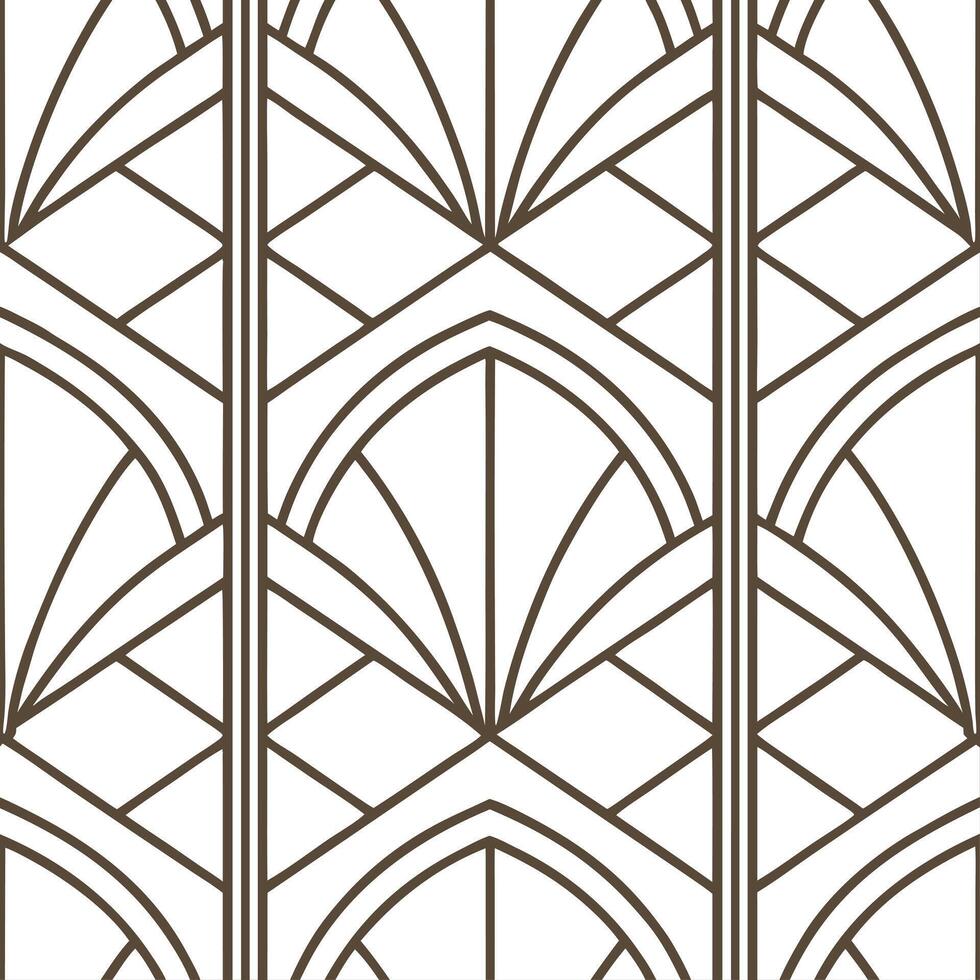 Art deco seamless pattern with metallic lines for modern luxury concept as Modern luxury art deco seamless pattern featuring metallic lines and geometric shapes for upscale interio Cleans vector