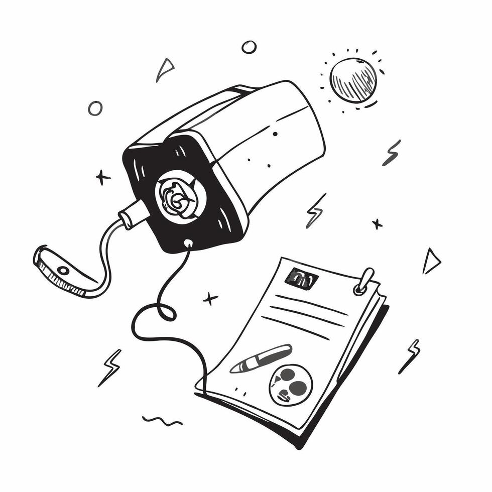 Analog Phone with Obsolete Certificate and Rotary Dial concept as An analog phone with an obsolete certificate and rotary dial set against a whimsical background offering ample spa Cleans vector