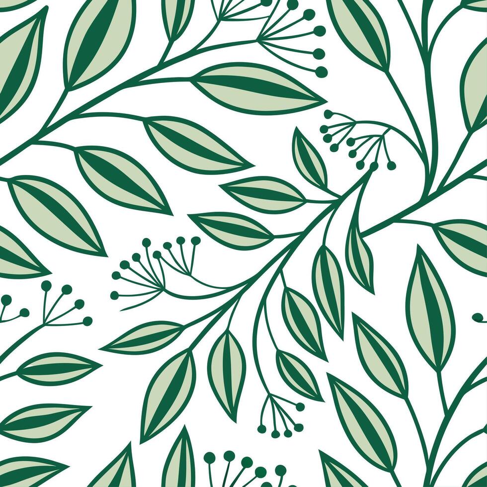 Abstract spring nature seamless pattern with organic lines and vibrant greens for modern botanical designs concept as Bold abstract spring nature pattern with organic lines and vib Cleans vector