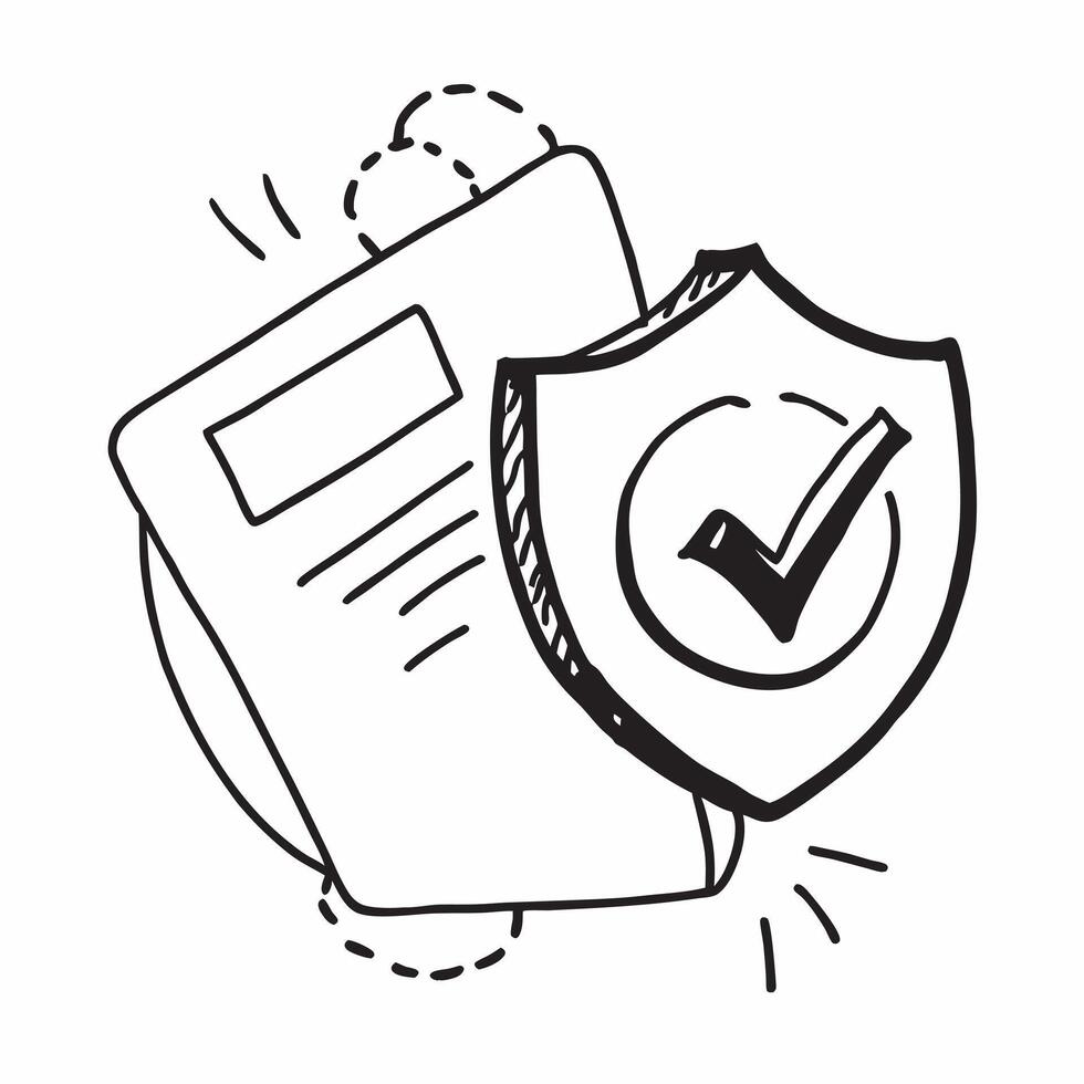 2D as Shield with a checkmark symbolizing verified security concept as illustration of a shield with a checkmark symbolizing verified security indicating a systems co Cleans vector