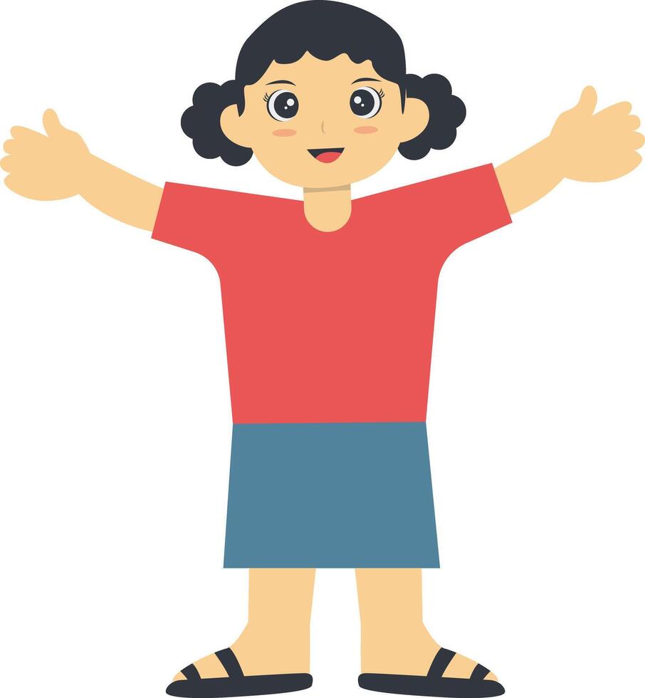 World Children Day Character. vector