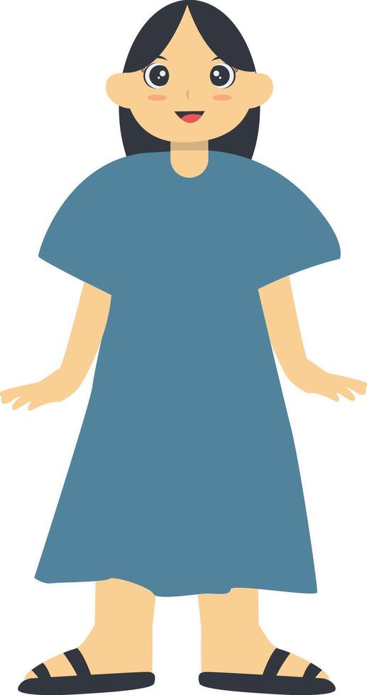 World Children Day Character on White Background. vector