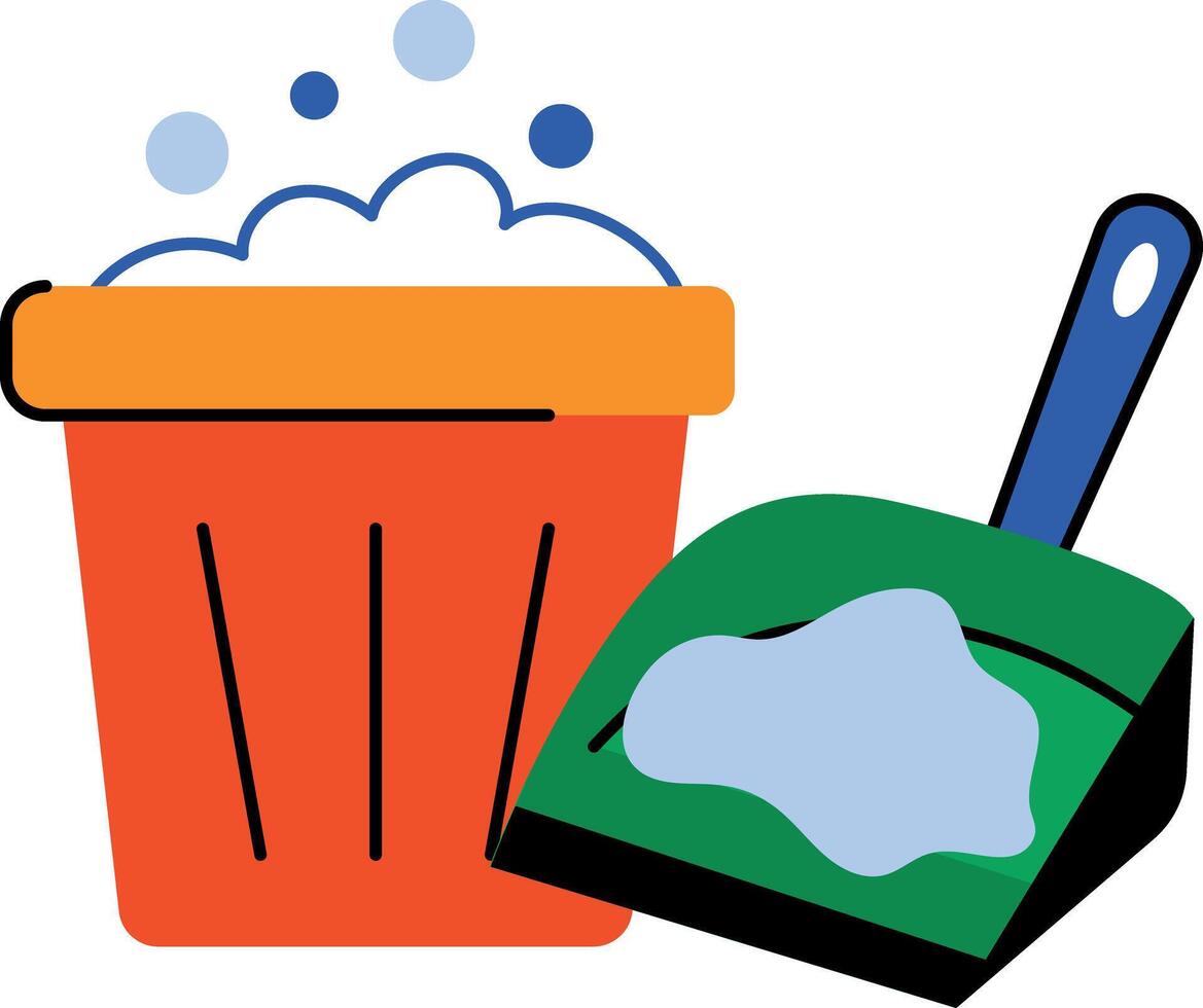 Housekeeping icon in flat style vector