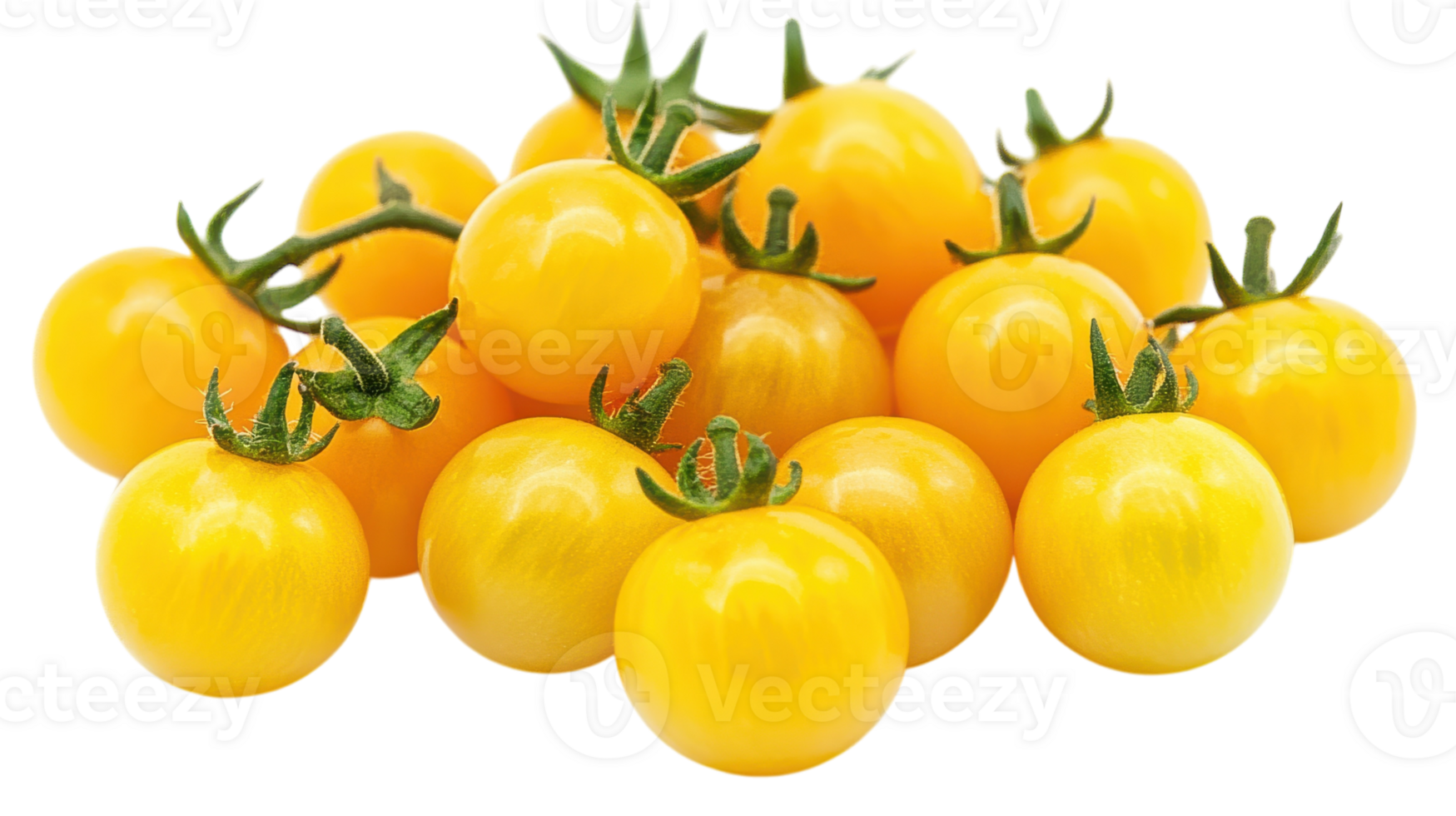 A stunning display of vibrant cherry tomatoes on a clean white background, perfect for food photography, culinary articles, and healthy eating promotions.. png
