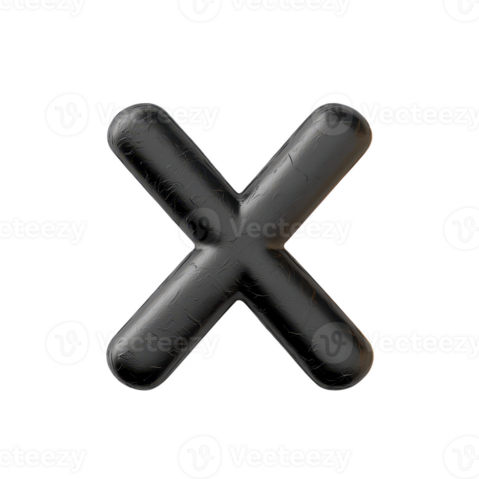 A sleek, modern black cross symbol designed for versatile graphic use. png