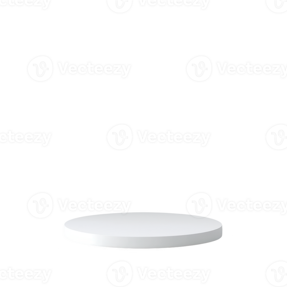 Minimalist white pedestal for displaying products or artworks effectively. png