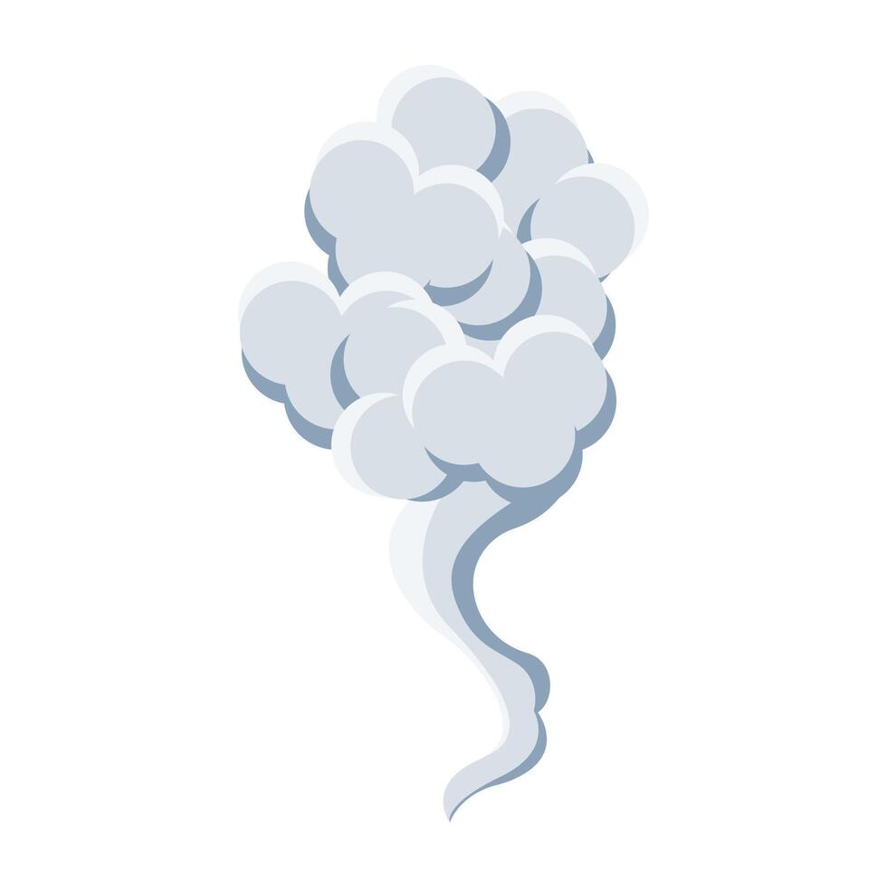 Smoke cartoon illustration image vector
