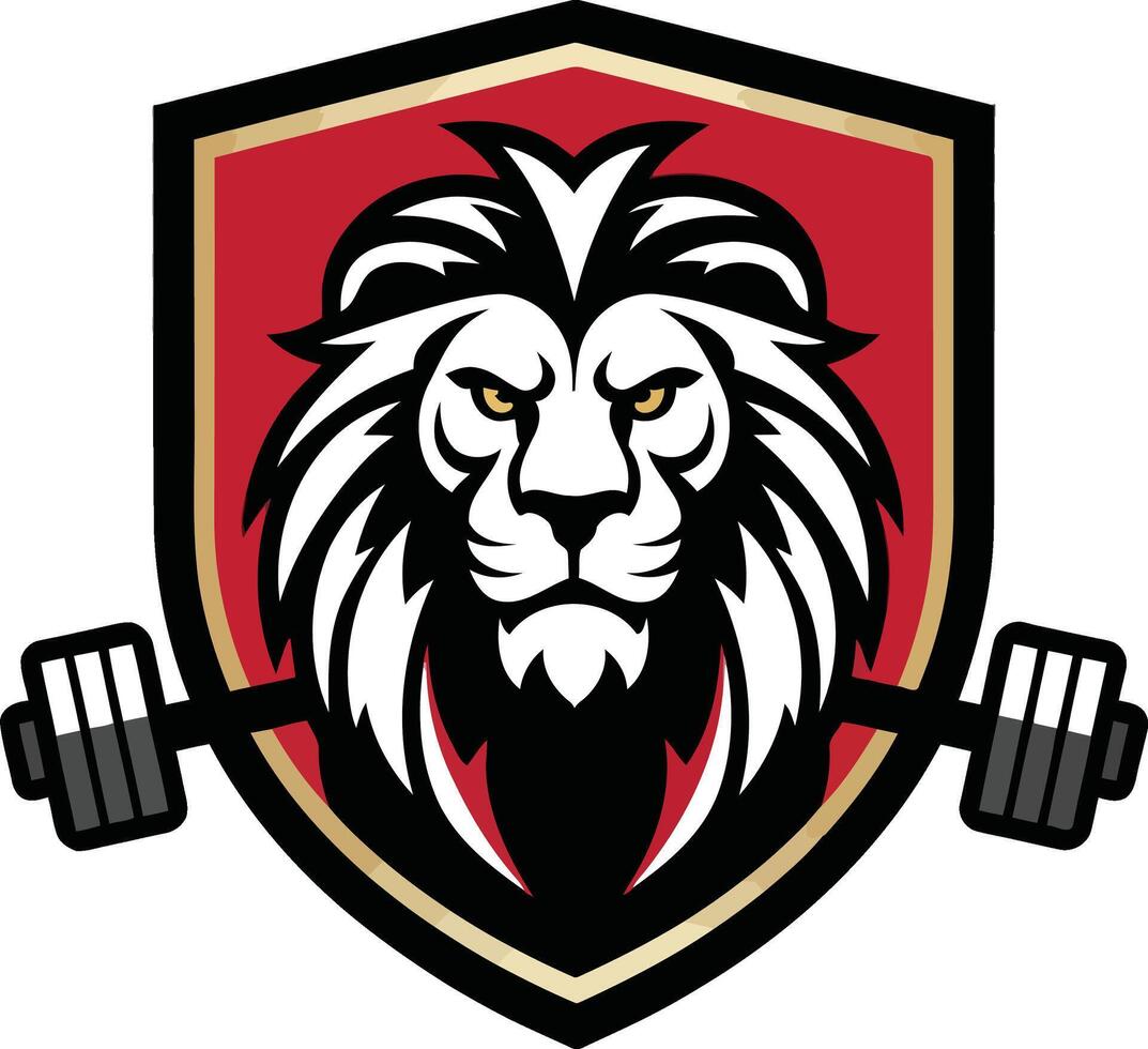 Trending Royal Lion Gym Logos for 2024 vector