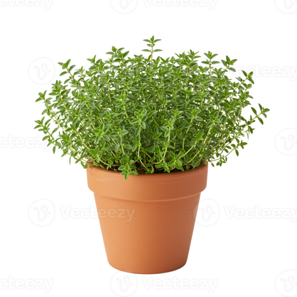 Growing thyme a step-by-step guide to cultivating herbs indoors home garden plant care cozy environment close-up view sustainability png