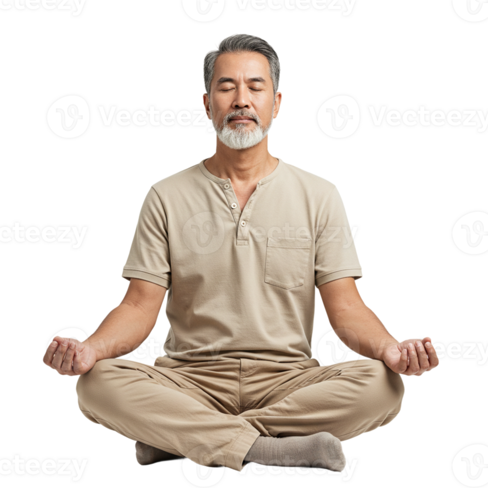 Meditation practice home portrait calm environment close-up view mindfulness benefits png