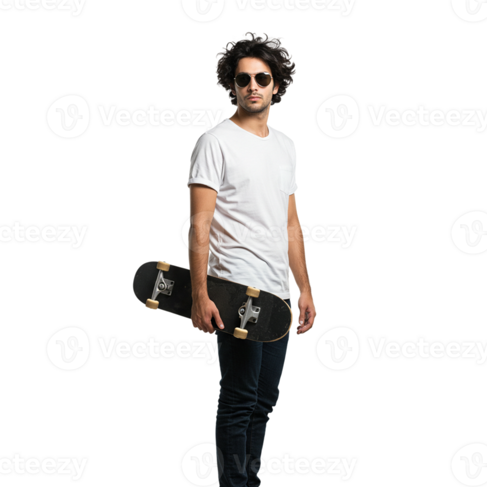 Skateboarding action urban environment lifestyle portrait street dynamic movement concept png