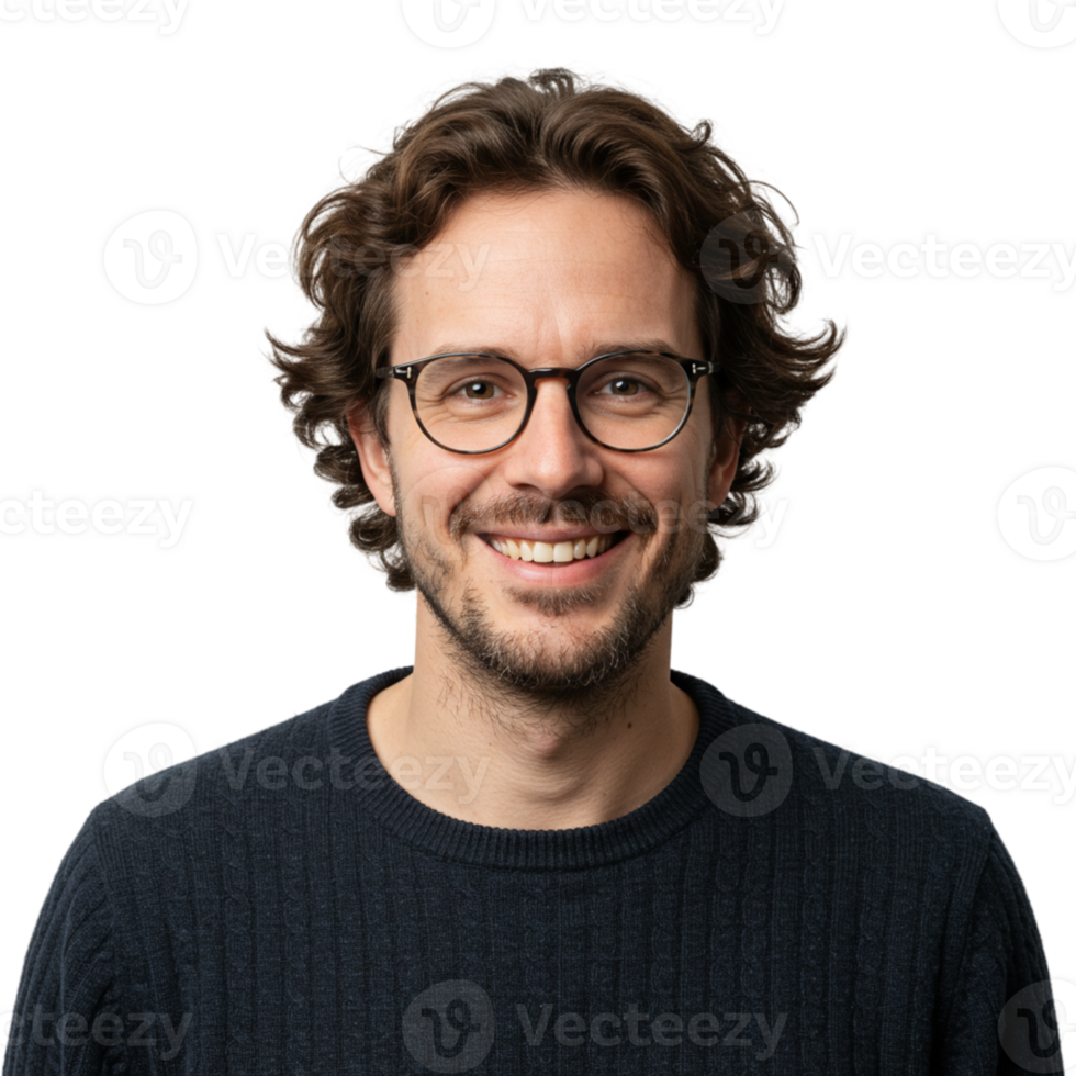 Smiling business professional office setting portrait photography bright environment close-up confidence and approachability png