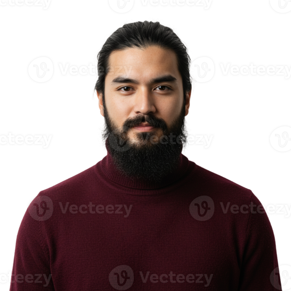 Portrait of a confident man studio photography professional setting close-up confidence and identity png