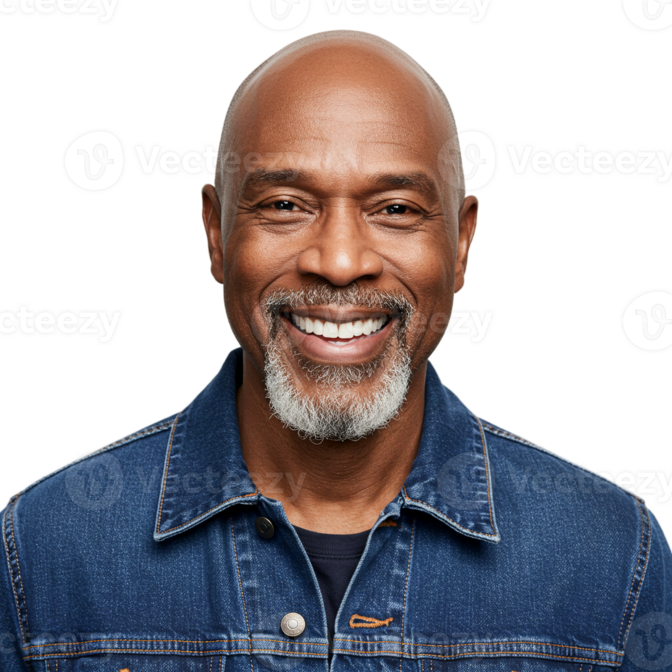 Smiling man portrait studio photography neutral background close-up joyful expressions png