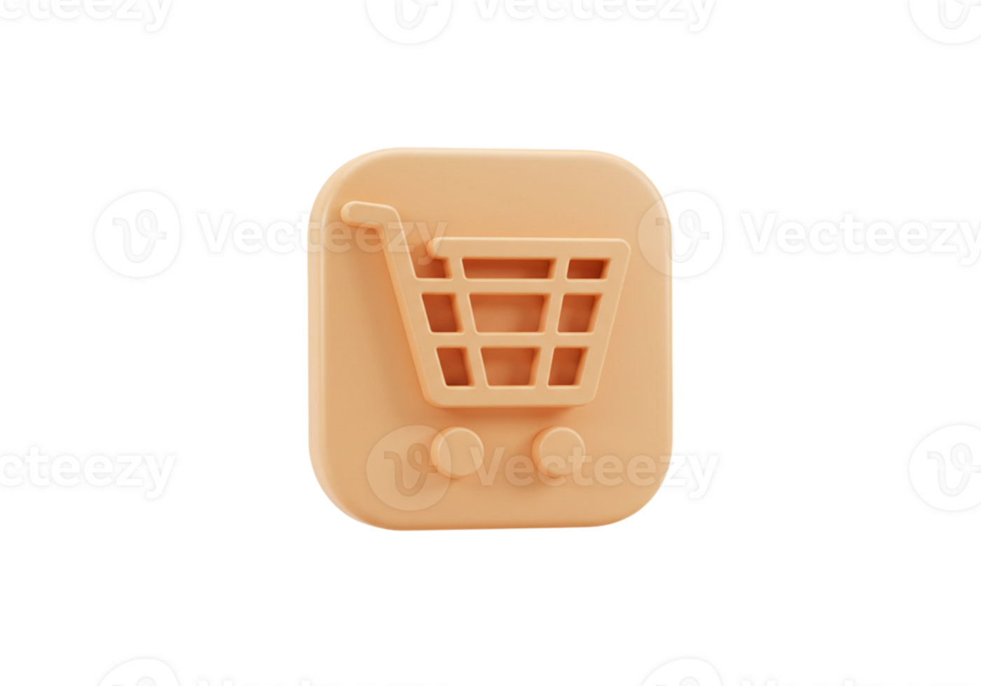 Shopping cart icon design digital marketplace graphic element modern environment close-up view e-commerce concept png