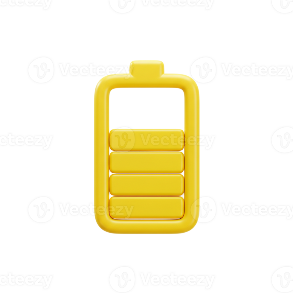 Battery icon design graphic concept minimalist style studio setting creative perspective energy symbolism png