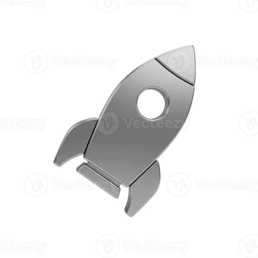 Launching innovation a futuristic rocket icon digital design tech environment minimalist viewpoint conceptual imagery png