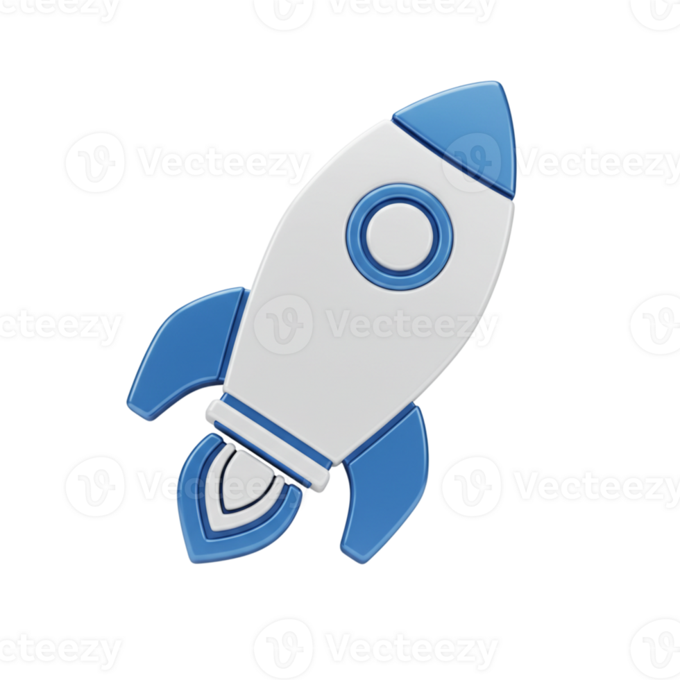 Rocket launch event space station iconic graphic digital environment close-up view innovation concept png