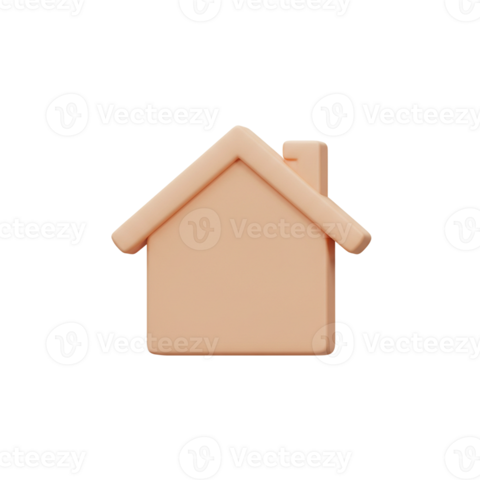 Stylish home icon modern design graphic element minimalist environment straight view home concept for digital use png