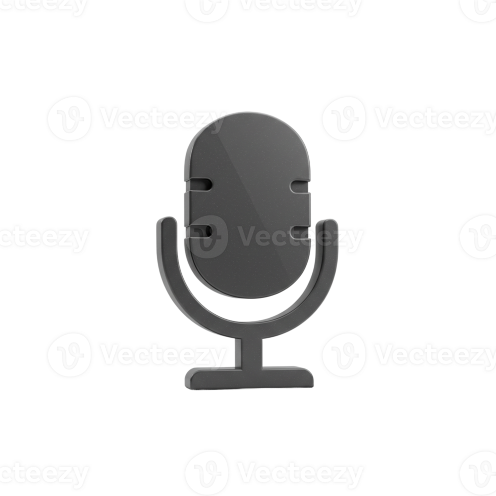 Podcast recording action home studio audio equipment modern environment close-up view communication concept png