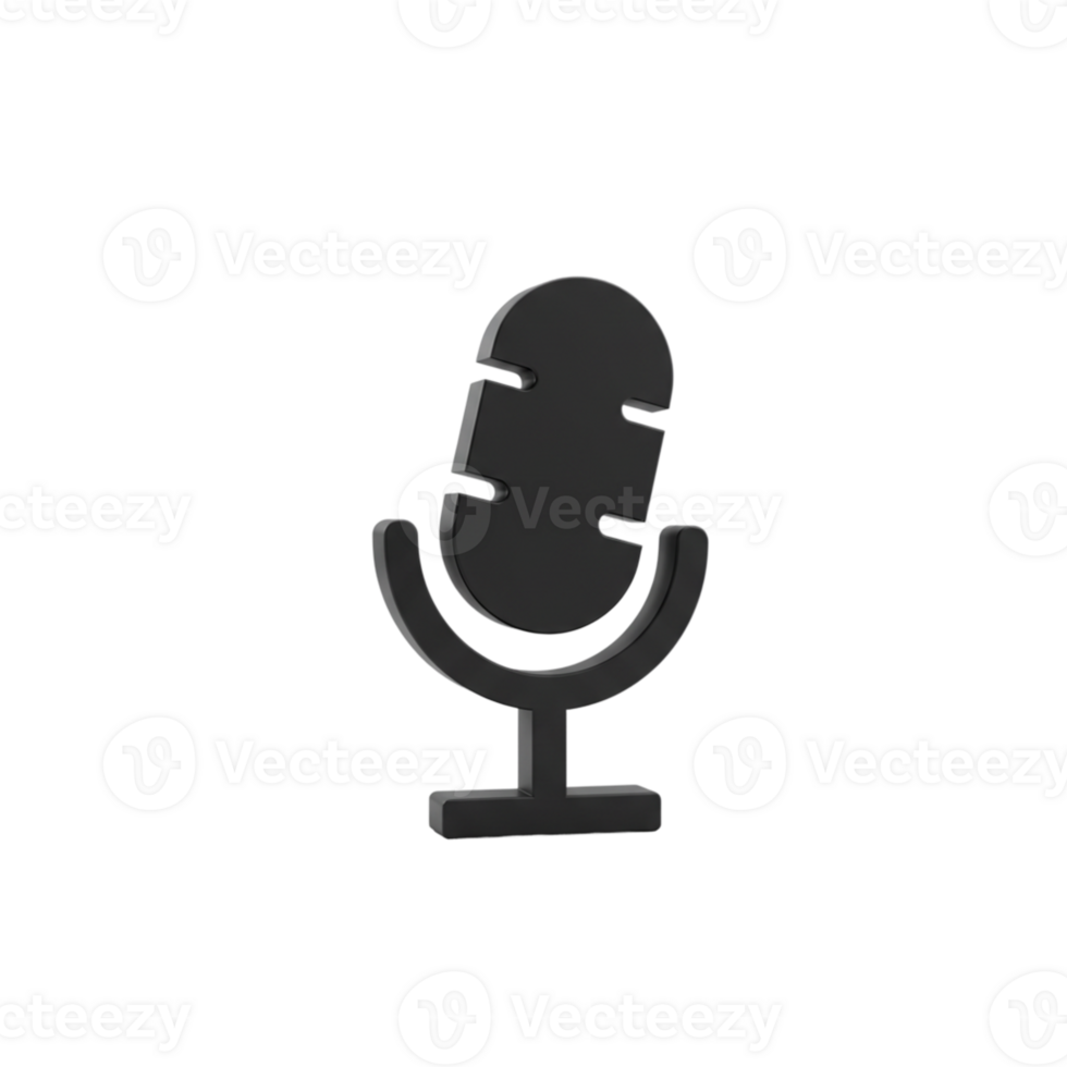 Podcast recording equipment home studio microphone modern environment close-up view sound quality focus png