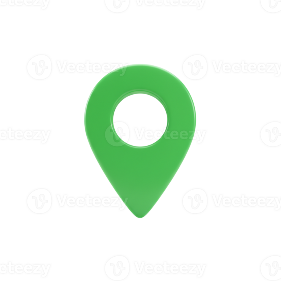 Exploring green location markers in urban areas design and functionality cityscape graphic representation top-down view png