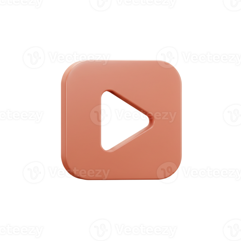 Dynamic play button icon digital media graphic design modern environment minimalist viewpoint visual concept png