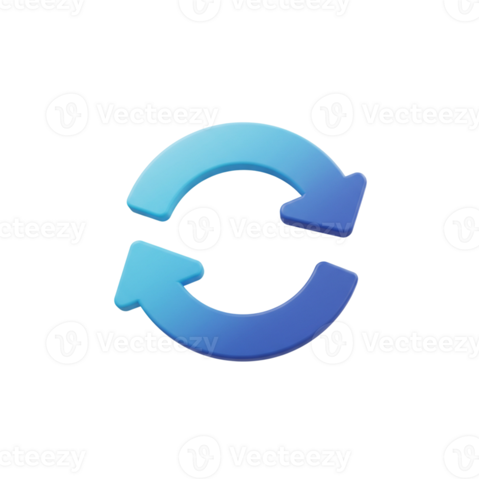 Refresh cycle symbol digital design graphic representation modern environment abstract viewpoint motion concept png
