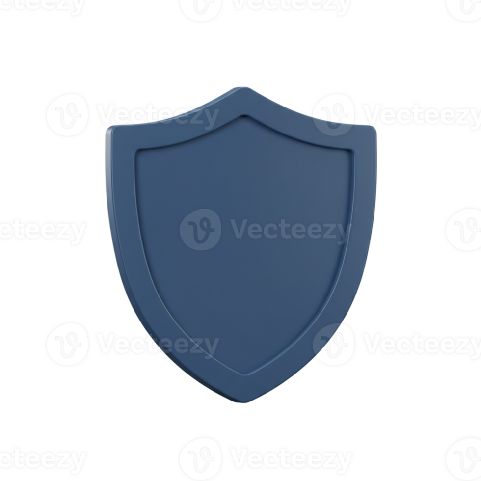 Protective shield design digital art minimalist style abstract environment front view security concept png