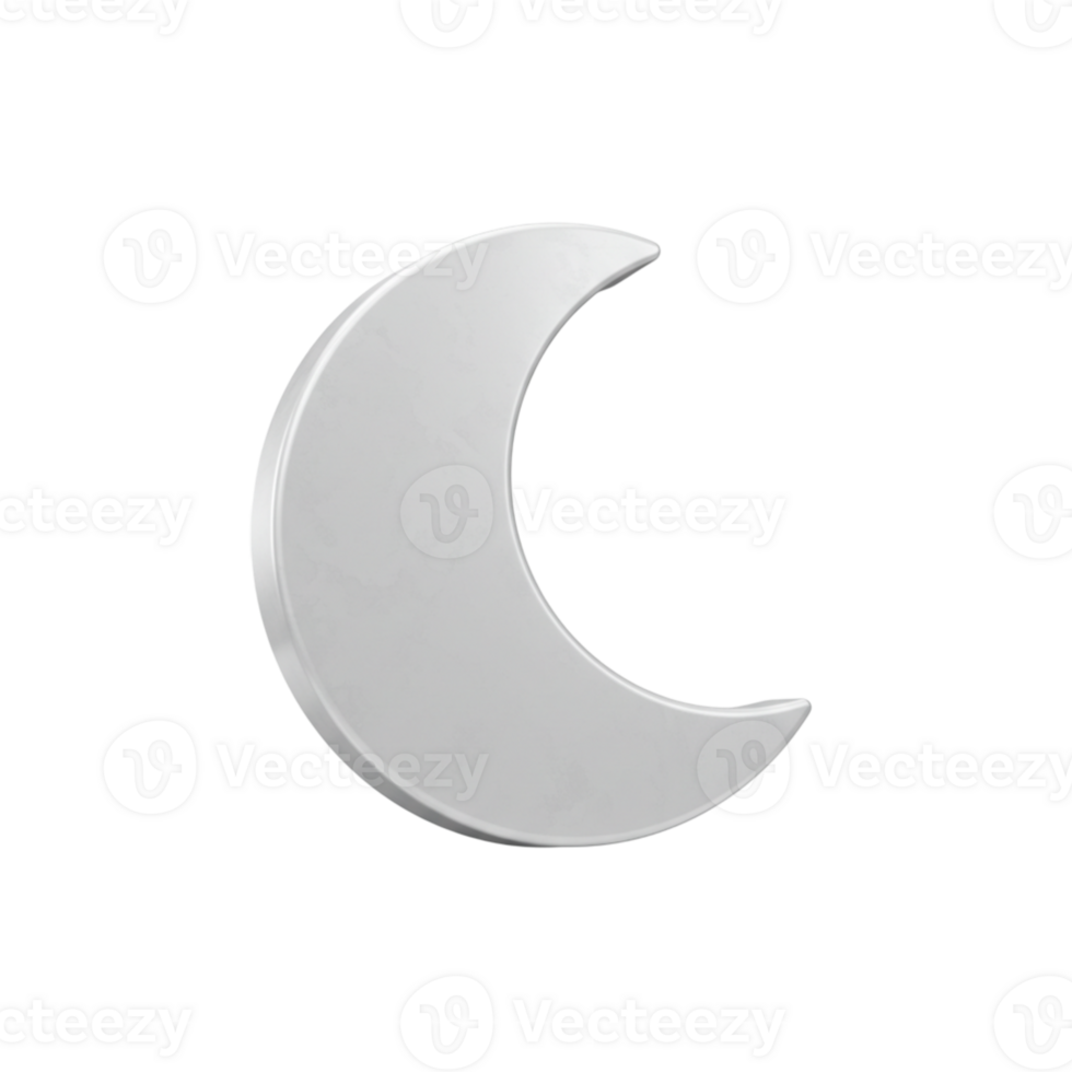 Elegant crescent moon pendant jewelry display product photography studio environment close-up view captivating design png