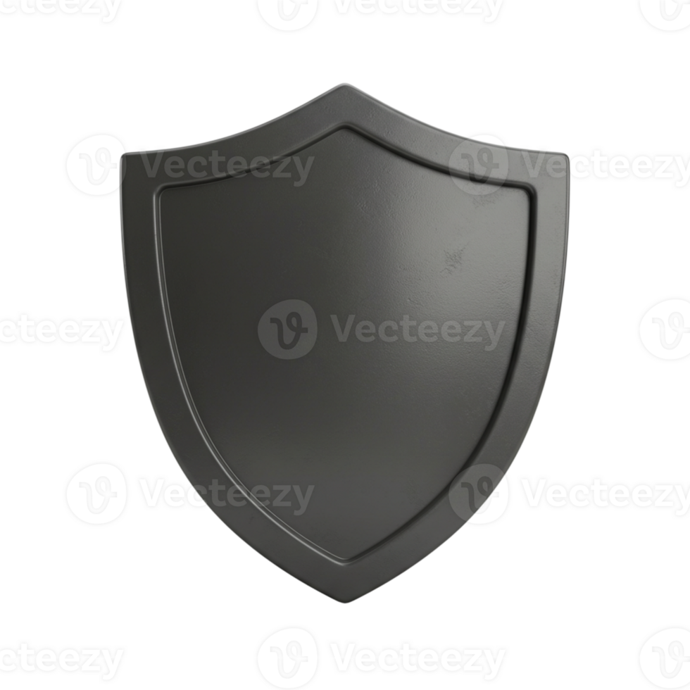 Shield design showcase digital art graphic content minimalist style front view security concept png