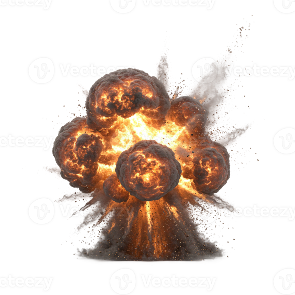 Explosive detonation urban environment visual content action scene dynamic perspective chaos in motion png