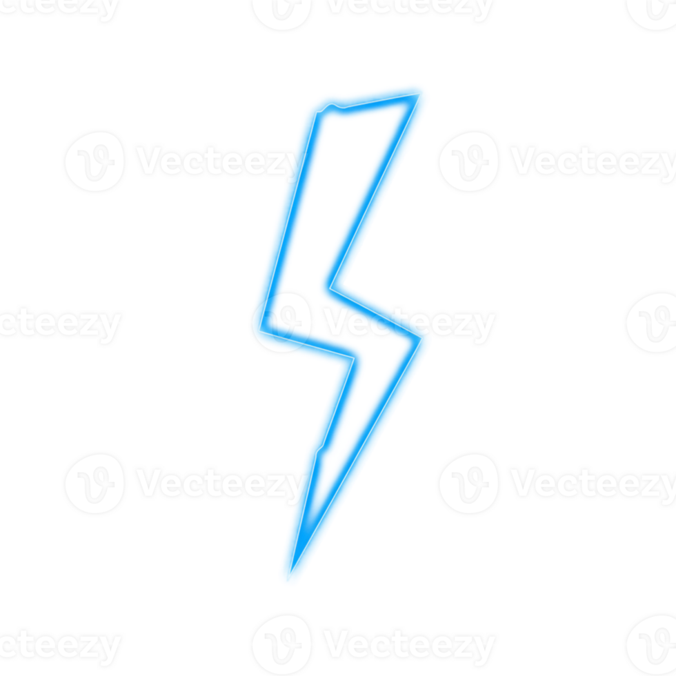 Dynamic lightning bolt illustration graphic design digital art environment vibrant colors abstract viewpoint energy concept png