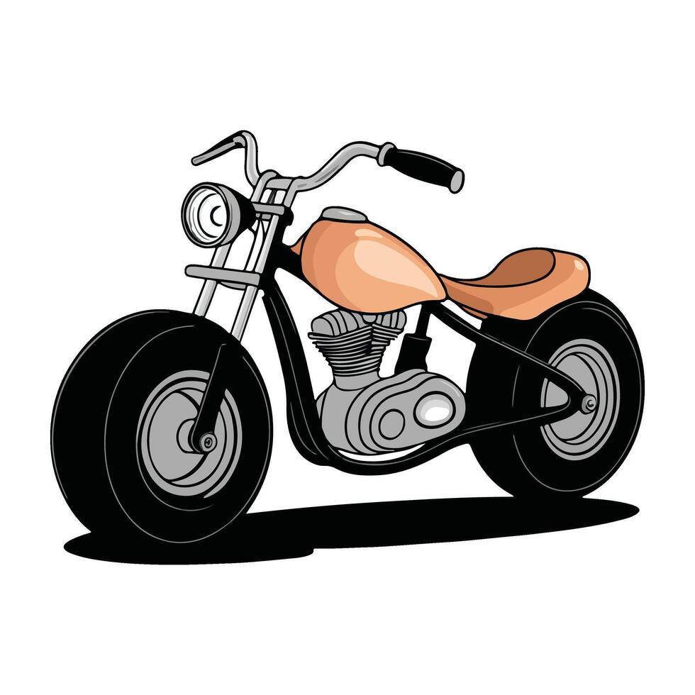The Ultimate Toon Bike with a Unique Appeal vector