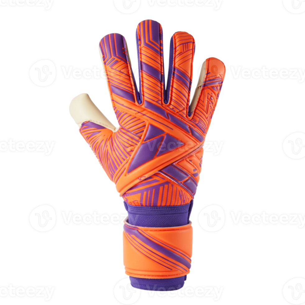 Goalkeeper gloves for soccer training sports field product showcase urban environment close-up performance enhancement png