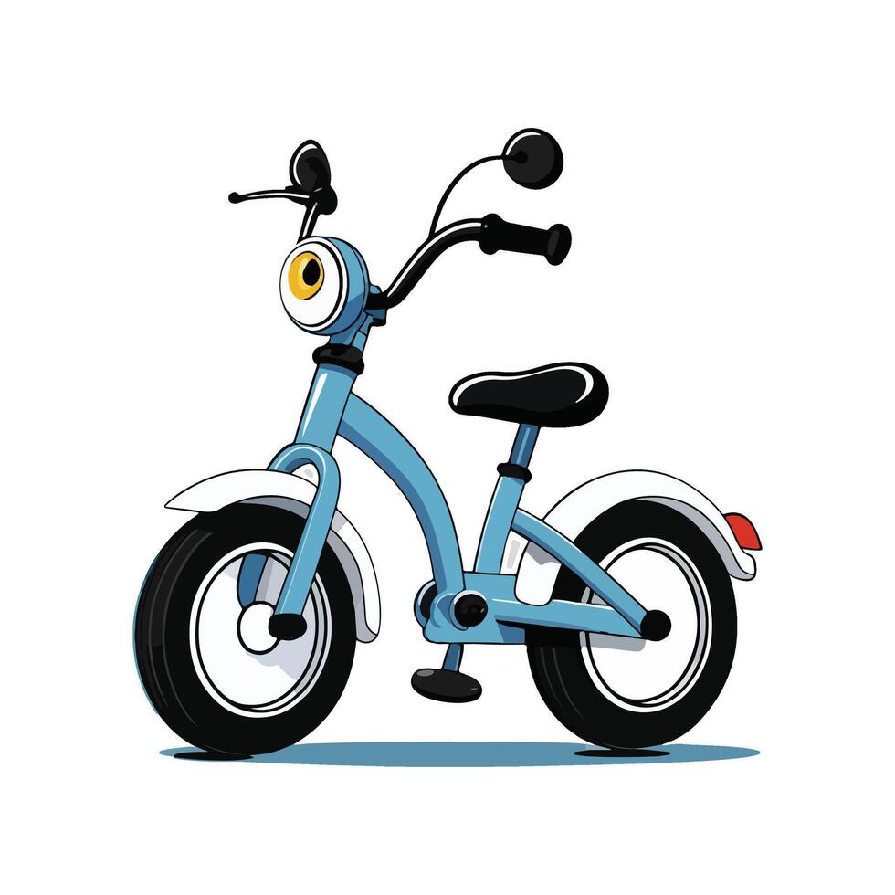 Smiling Motorcycle for a Lively Logo vector