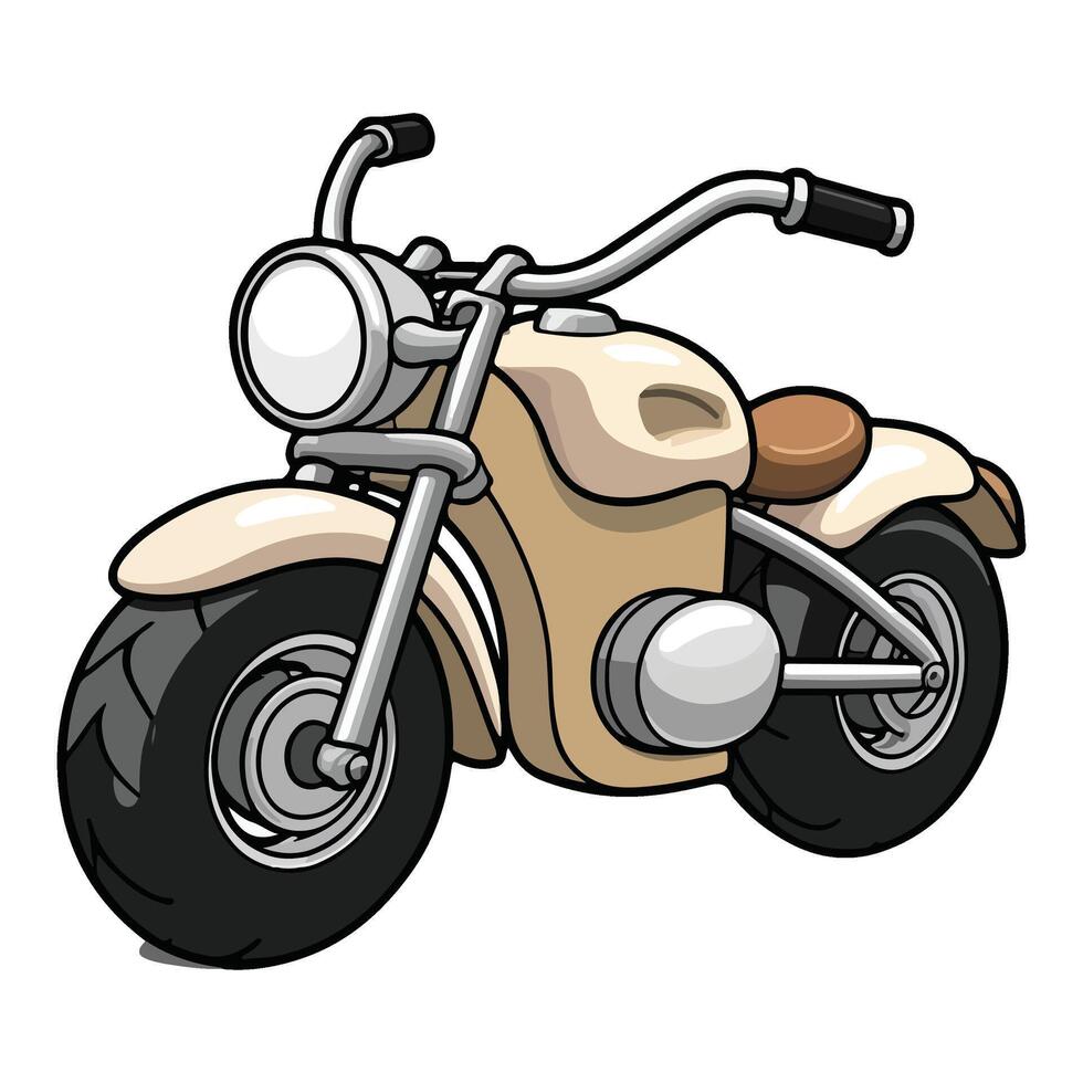 Lightning Speed Bike with a Cartoon Twist vector